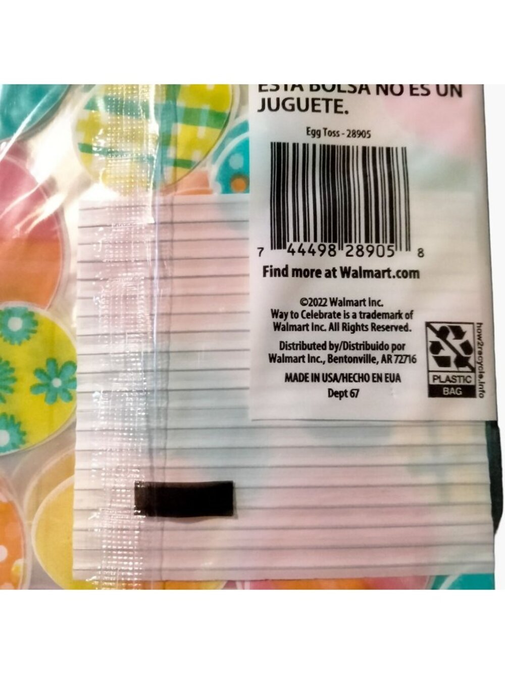 Easter Egg Treat Bags 20 Twist Ties Cookie - Picture 7 of 7